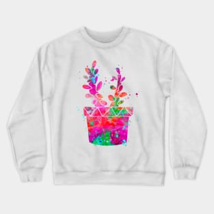 Cactus Watercolor Painting 5 Crewneck Sweatshirt